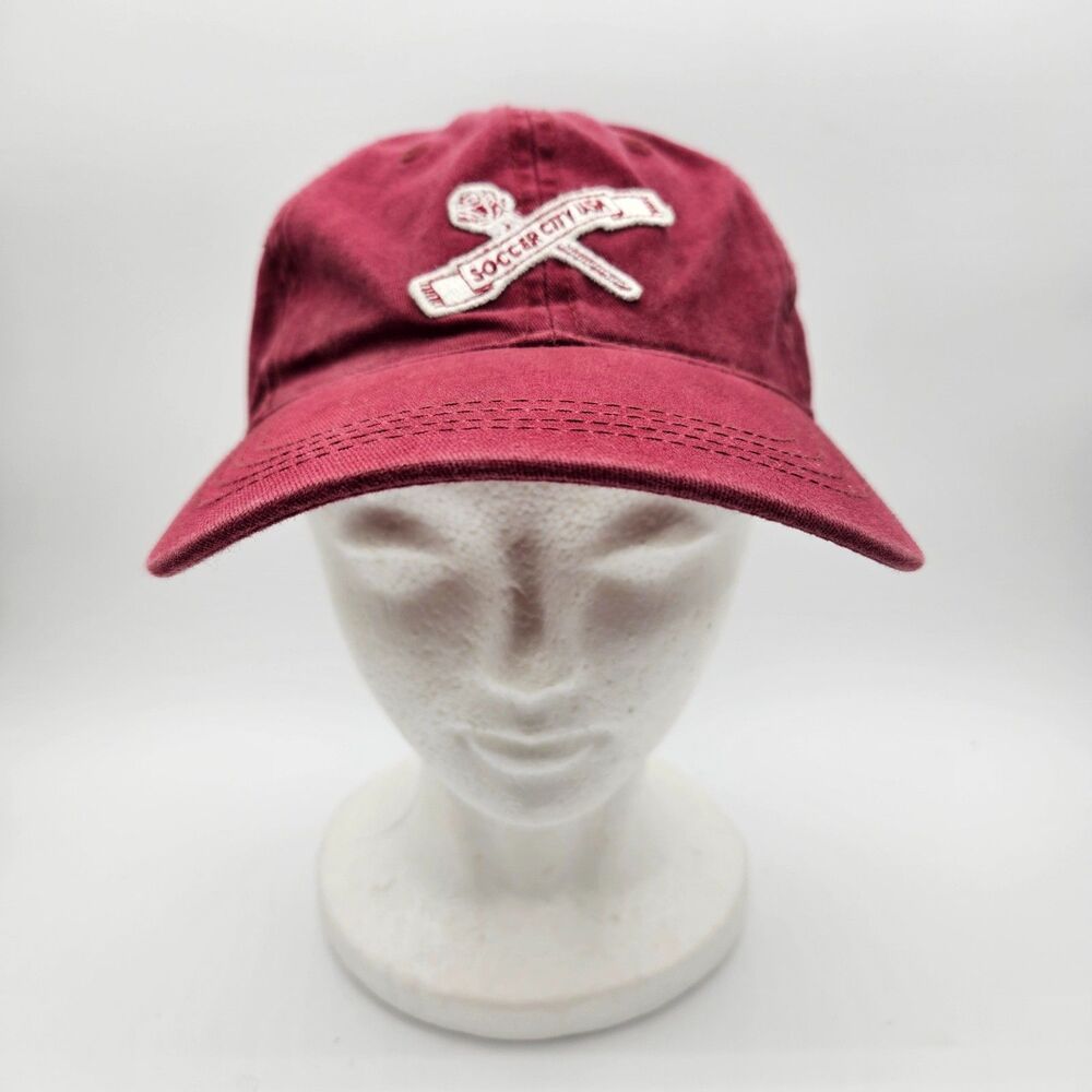 Dutch Bros Soccer City USA PDX Strapback Portland Thorns Timbers Maroon Red